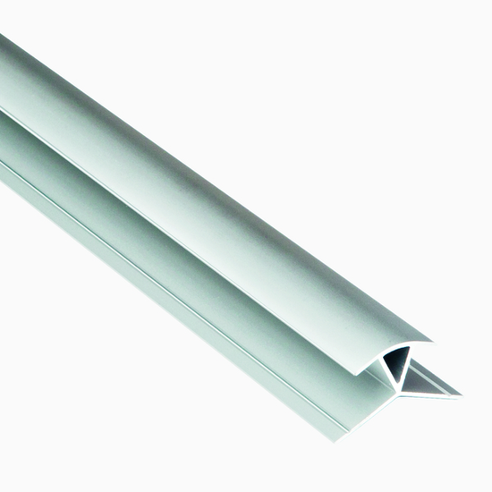 Hjørneprofil utvendig 135⁰ alu 2400 mm til Fibo veggpaneler