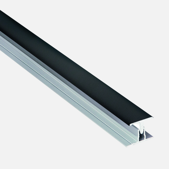 Skjøteprofil todelt sort 2400 mm til Fibo veggpaneler