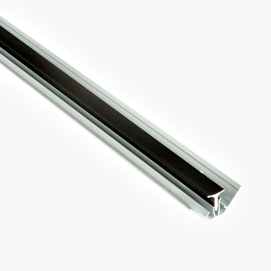 Hjørneprofil innvendig todelt sort 3000 mm til Fibo veggpaneler