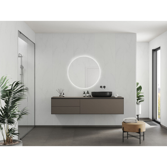 Fibo Veggpanel Tall Bianco Marble 10x620x2720 mm