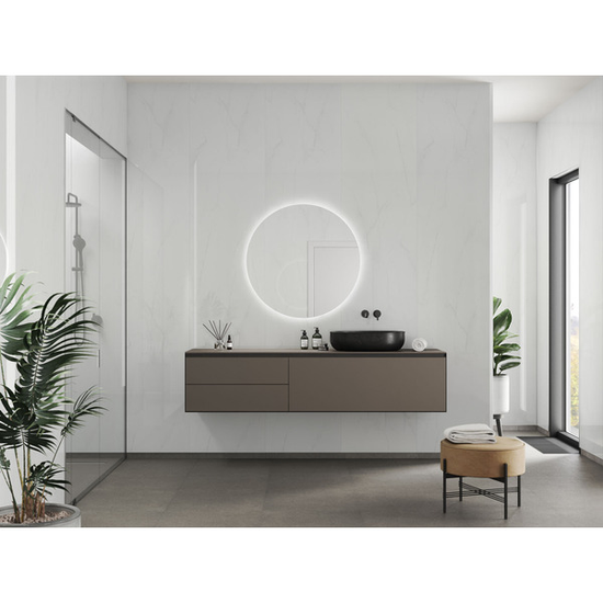 Fibo Veggpanel Long Bright Marble 10x620x3020 mm