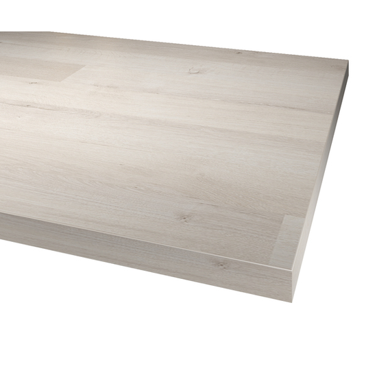 Oak Light Benkeplate i laminert spon - 29x4100x610 mm