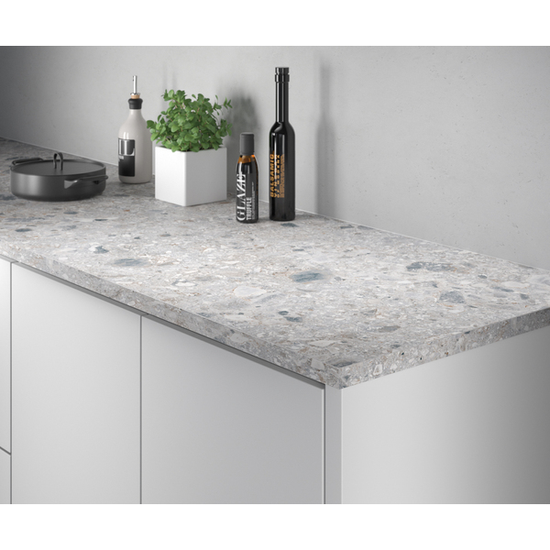 Stone Mix Benkeplate i laminert spon - 29x4100x610 mm