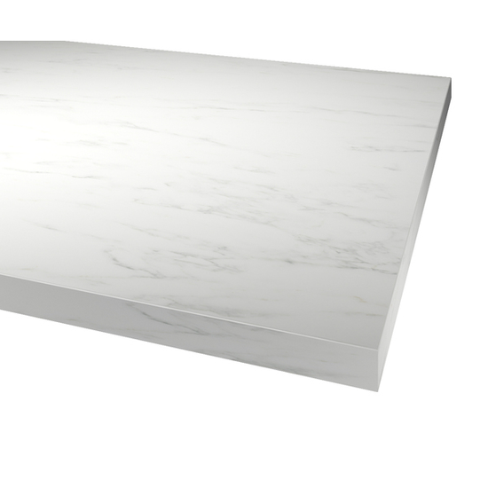 Kantlist til benkeplate 627 Marble White 1500 mm