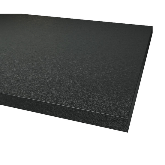 1049 Lava Black Benkeplate i laminert spon - 29x3020x610 mm