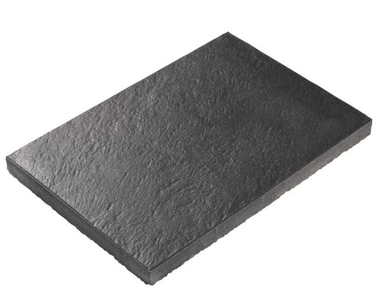 Helle, Lava AC, 60 x 40 x 4 cm, sort antrasitt, fra Asak