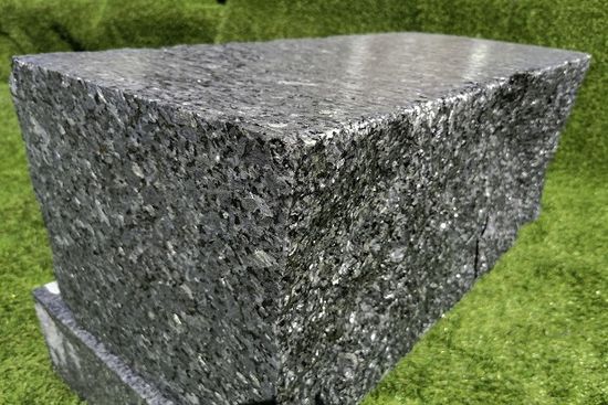 Granittblokk, Rocks murblokk, larvikkitt, Eksklusiv, 30 x 30 cm