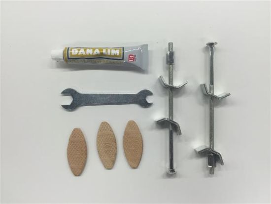 Samlebeslag til benkeplater