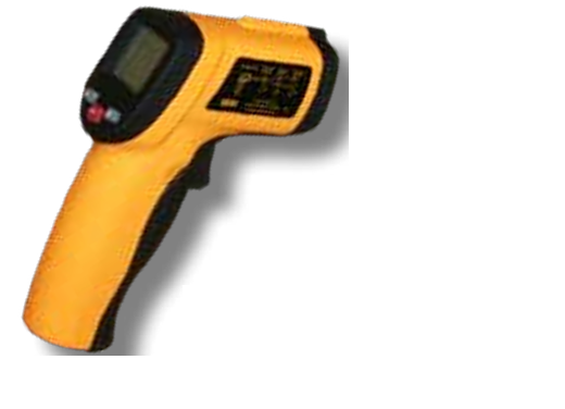 Infrarød termometer, Thermo laser, digital, pistol