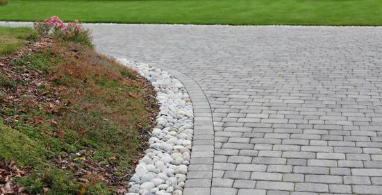 Aaltvedt Allé belegningsstein, gråmix, 6 cm, varierende størrelser