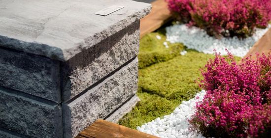 Kombimur støttemursystem Knekt, Gråmix, fra Aaltvedt