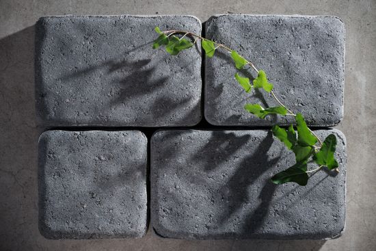 Aaltvedt Allé belegningsstein, gråmix, 6 cm, varierende størrelser