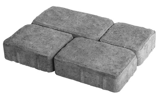 Aaltvedt Allé belegningsstein, gråmix, 6 cm, varierende størrelser