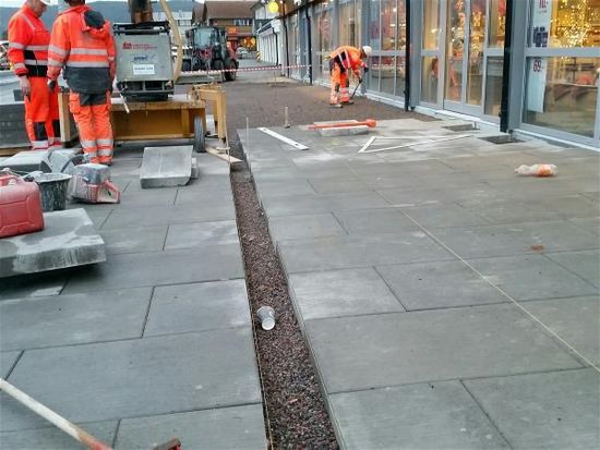 Gangbaneheller, 60 x 90 x 10 cm, grå, fra Aaltvedt