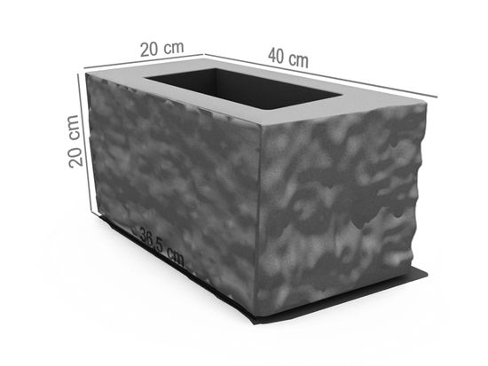 Knekt Støttemur, hjørne stein, Grå, fra Aaltvedt