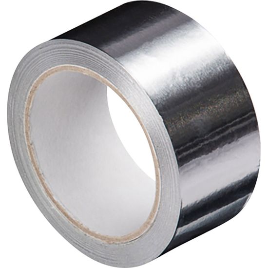 Tape, aluminiumstape, 50 mm bredde, 10 meter rull