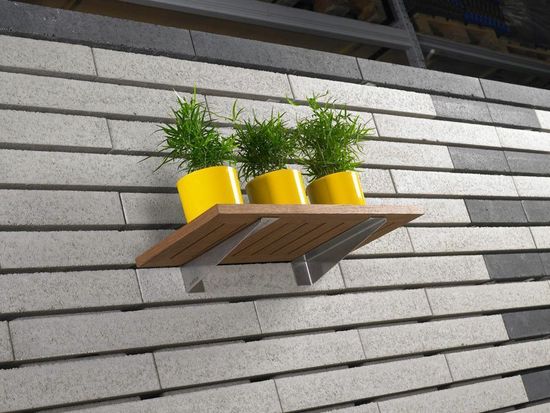 Modul, 1/1 normalstein, 60 x 30 x 9 cm, Grå, fra Asak