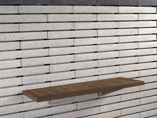 Modul, 1/1 normalstein, 60 x 30 x 9 cm, Grå, fra Asak