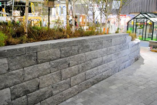 Vertica Mur toppstein, 45 x 26,5 x 10 cm, Natur, fra Asak