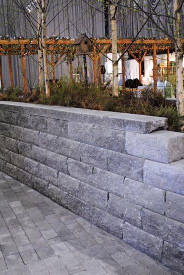 Vertica Mur toppstein, 45 x 26,5 x 10 cm, Koksmix, fra Asak