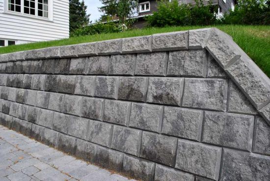 Mini Exclusive toppstein, 25 x 35 x 11 cm, Gråmix, fra Asak