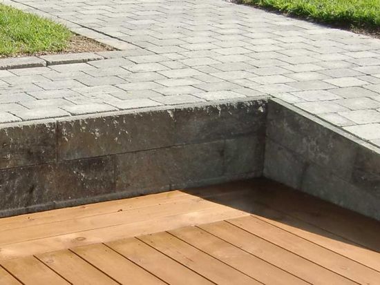 Splittblokk, 50 x 25 x 15 cm, Gråmix, fra Asak