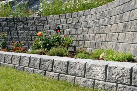 Mini Exclusive, bue stein, 25 x 34 x 17 cm, gråmix, fra Asak