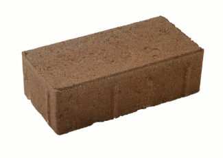 Arena belegningsstein, 20 x 10 x 6 cm, Blek Terrakotta, fra Asak