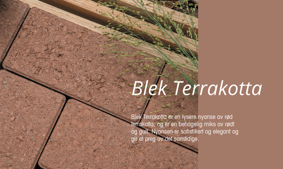 Arena belegningsstein, 20 x 10 x 6 cm, Blek Terrakotta, fra Asak