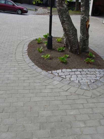 Asak - Borgstein liten pall, 21x14x6, Grå