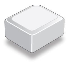 Asak - Borgstein 1/2, 10,5x14x6, Grå