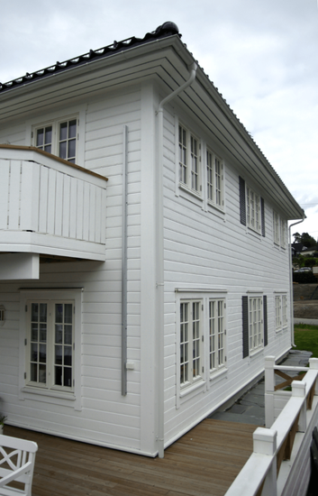 Brannstige, utfellbar stige, 3,9 meter, komplett pakke