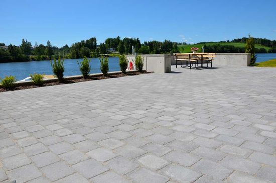 Mur Herregård topphelle, 27 x 20 x 6cm, Gråmix, fra Asak