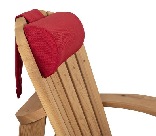 Hodepute, nakkepute for hagestol, rød, Headrest Cushion