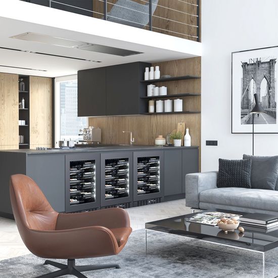 Vinskap, Copenhagen CPROX60SRB-24, 1 sone, 40 flasker