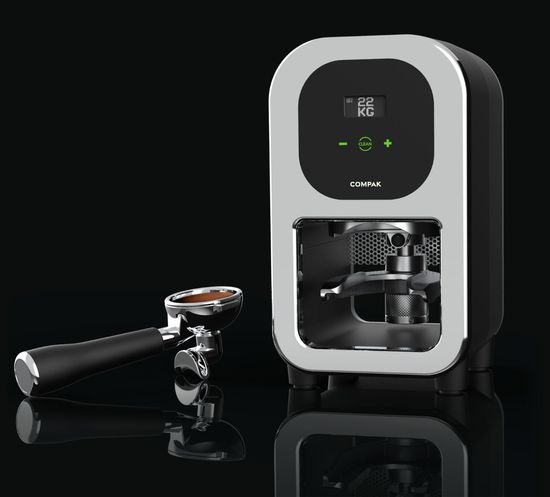 Kaffe tamper, automatisk,  konsistent trykk justerbar fra 10-30 kg