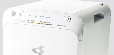 Luftrenser, Daikin MC55W, Streamer Technology og aktivt plasma ion. Stillegående.