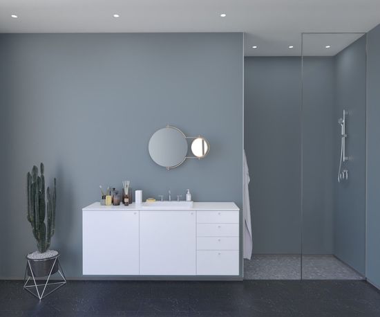 Fibo Veggpanel Long Dusty Blue 10x620x3020 mm