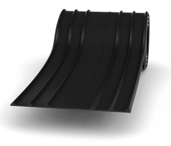 List EPDM gummi, sort, 100 mm, 30 meter rull, til fibersementplater