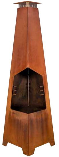 Utepeis 180, cortenstål, fra Espegard 