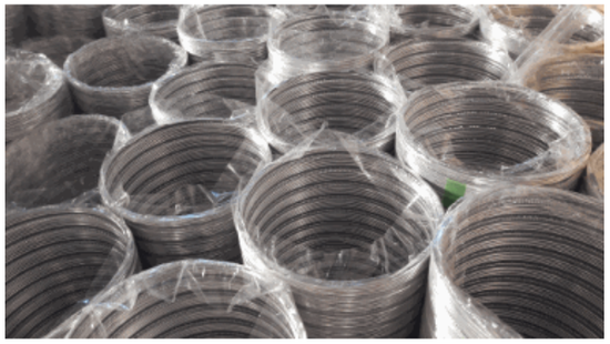 Flexirør, ø80 mm, lengde 1 - 2,7 meter