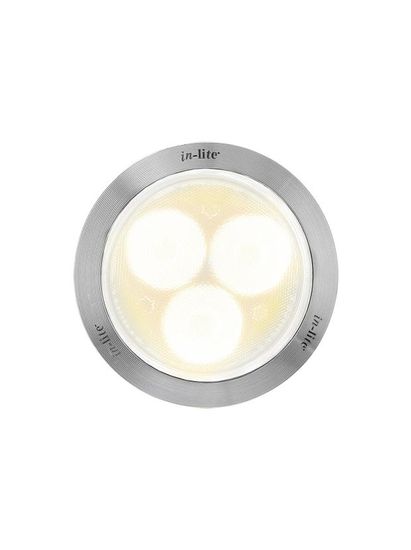 Utelampe, Flux 60 m/Ring 68, LED, fra In-lite 