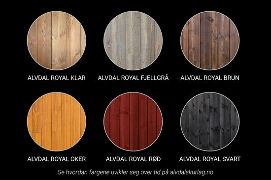 Furu, 28 x 145 mm terrassebord, glatt,  Royal brun