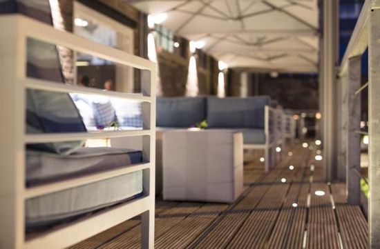 Utelampe Fusion 22 RVS, ø22 mm, fra In-lite 