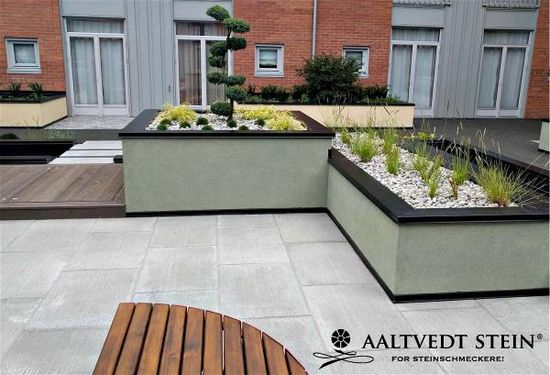 Gangbaneheller, Børstet overflate, 60 x 60 x 10 cm, Grå, fra Aaltvedt