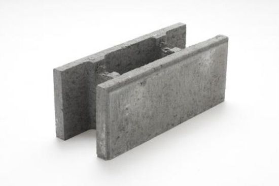 Forskalingsblokk F 20-50, 50x20x20cm, normal- og endeblokk, fra Asak