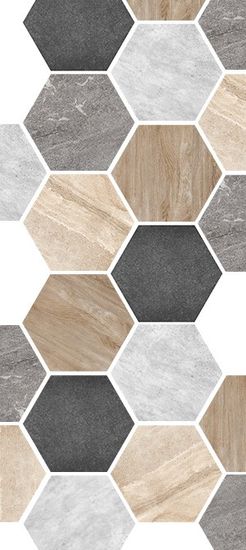 Helle Heksagon, 6-kantet i fargen Latte, fra Aaltvedt 