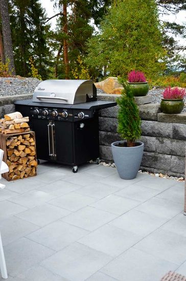 Helle Vulkan, AC overflatebehandlet, 40 x 40 x 4 cm, fra Asak