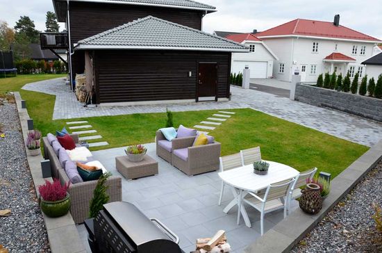 Helle Vulkan, AC overflatebehandlet, 20 x 40 x 4 cm, fra Asak