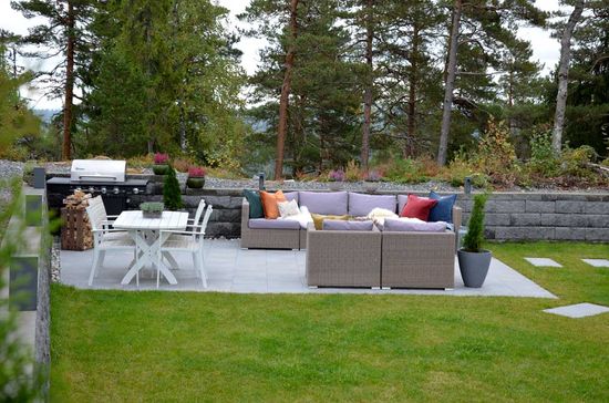 Helle Vulkan, AC overflatebehandlet, 40 x 40 x 4 cm, fra Asak